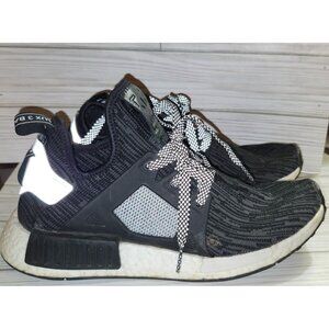 Men Adidas Gray Black S77195 NMD_XR1 PK Primeknit Athletic Shoes Size 7 40